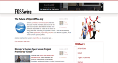 Desktop Screenshot of fosswire.com